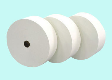 O polipropileno não tecido dos PP Spunbond, rola a cor não tecida do branco de matéria têxtil