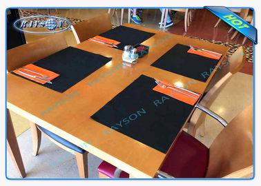 Toalha de mesa não tecida imprimindo dourada dos PP, toalhas de mesa não tecidas da tela de Spunbond