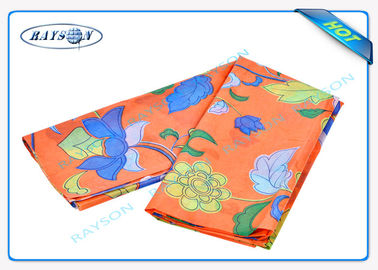 Tela não tecida impressa Spunbond completa dos PP da cor da série para sacos de compras e toalha de mesa