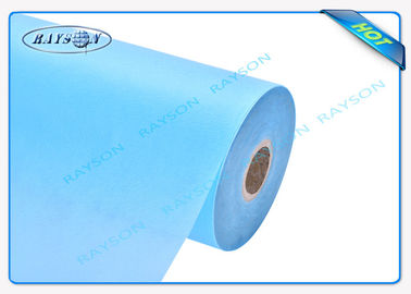 Recicl o material Waterproofing não tecido colorido de Rolls da tela dos PP Spunbond