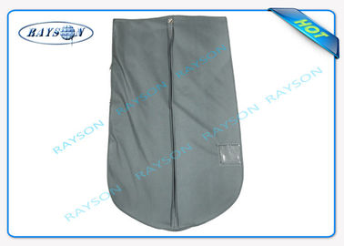 Grey Suit And Dress Covers, sacos da tela não tecida com filme do PVC