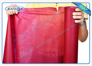 Quadrado vermelho/polipropileno 100% descartável redondo do Virgin das toalhas de rosto