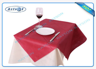 Desgaste - tamanho personalizado toalha de mesa não tecido resistente dos Pp Spunbond