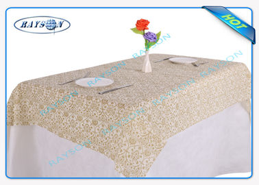 As toalhas de mesa não descartáveis pequenas a favor do meio ambiente do rolo 45gr com impressão projetam