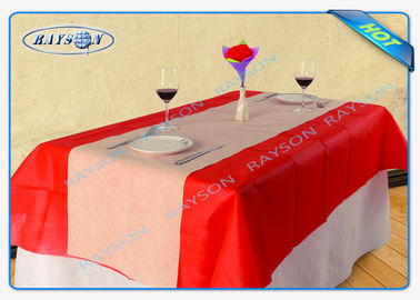 Toalha de mesa não tecida descartável personalizada do logotipo para o hotel italiano