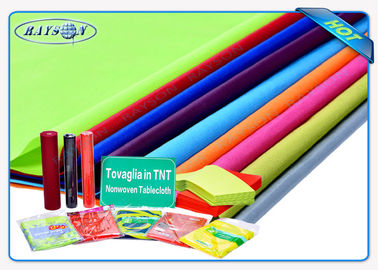 Multi/Panton colore a tela não tecida de Tnt da toalha de mesa de Spunbond com certificado de OEKOTEX
