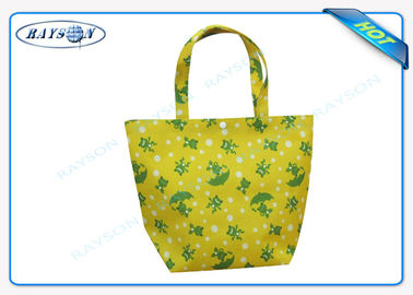 Eco - sacos amigáveis da tela de tecelagem não dos PP, saco de compras não tecido com imprimir testes padrões