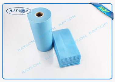 O rolo não tecido descartável de Spunbond usado para o Bedsheet personalizou a cor e o tamanho