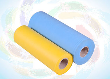 Recicl materiais Waterproofing não tecidos coloridos de Rolls da tela dos PP Spunbond