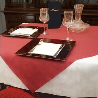 Rolo impermeável não tecido de pano de tabela da tampa de mesa de jantar dos PP para o restaurante