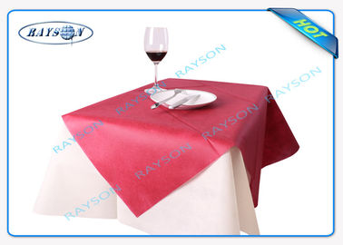 Desgaste - tamanho personalizado toalha de mesa não tecido resistente dos Pp Spunbond