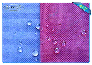 Tela de tecelagem não azul anti-bacteriana respirável de SMS da cor para produtos da máscara protetora/hospital