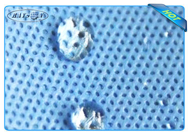 Tela de tecelagem não branca de SMS da cor do teste padrão oval da prova da água para o punho do pé do guardanapo sanitário