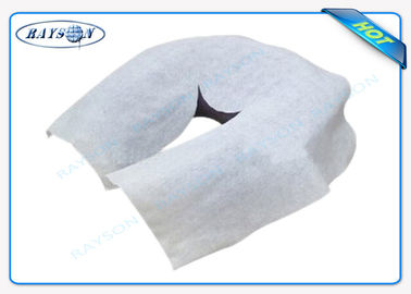 U - A tela não tecida descartável dada forma ensaca a tampa confortável de Non Woven Pillow do protetor do pescoço