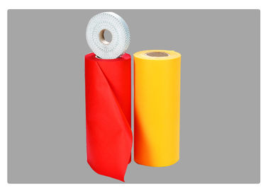 Pano não tecido grande vermelho/bege/azul dos PP do rolo spunbonded para o material de embalagem