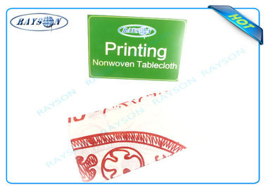 Partido a favor do meio ambiente impresso Tablecloths45 descartável GR/50gr/70gr que corta a parte
